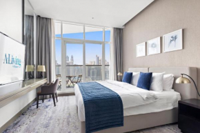 ALiving Private Studio Apartment with Canal View 2111 Business Bay